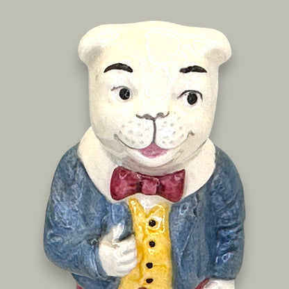 Algy Pug Figurine – Rupert and His Friends Collection (1981) Beswick England