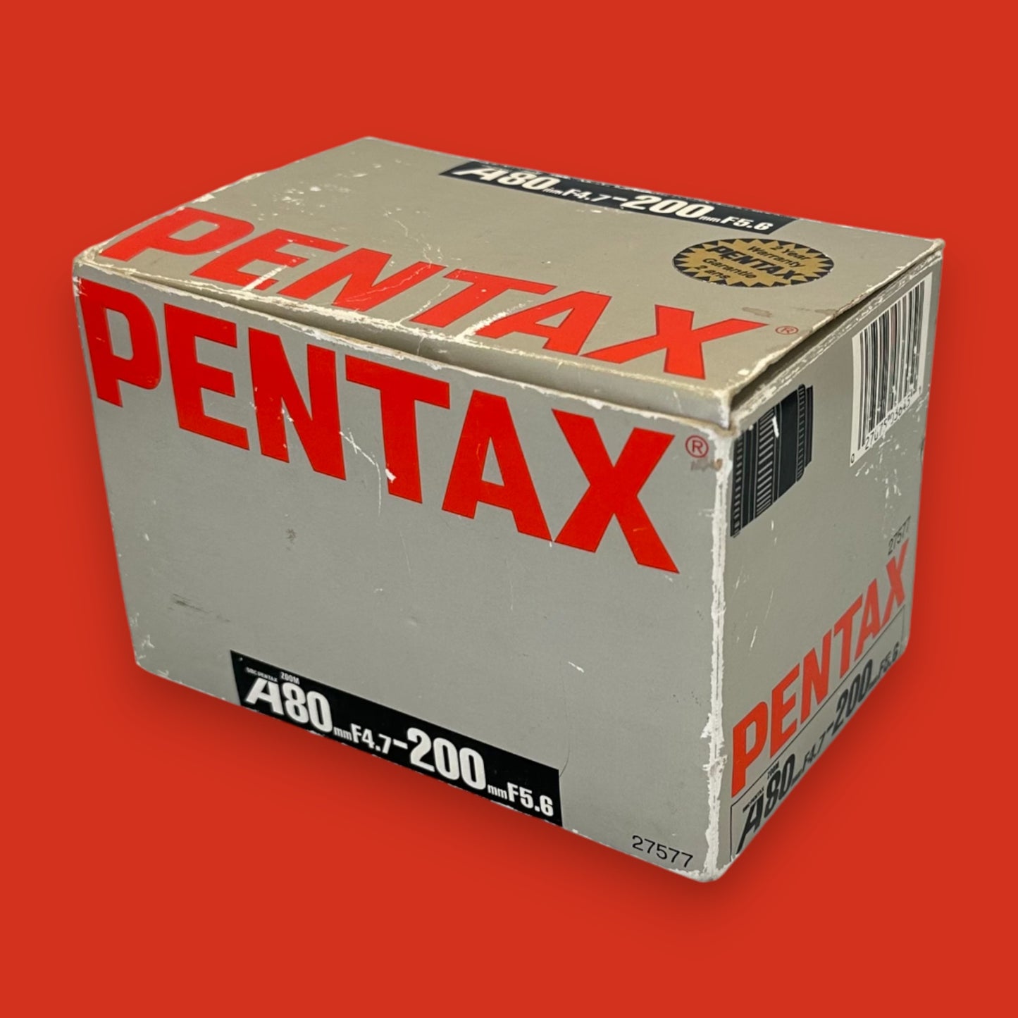 Pentax 80–200mm f/4.7–5.6 Zoom Lens with Original Box