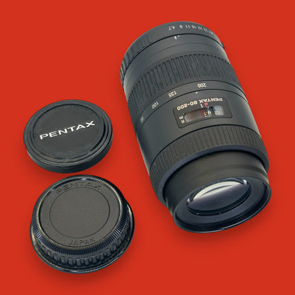 Pentax 80–200mm f/4.7–5.6 Zoom Lens with Original Box