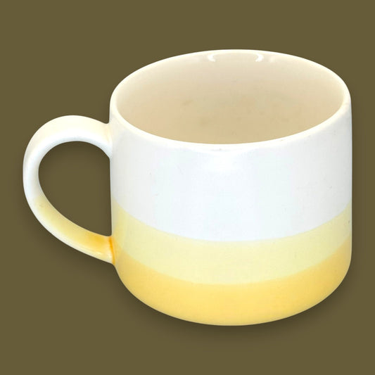 Starbucks Yellow & White Ombre Replacement Mug – 10 fl oz / 296 mL