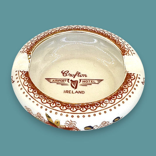 Crofton Airport Hotel Ashtray - Dublin Ireland - Vintage Ashtray - Irish
