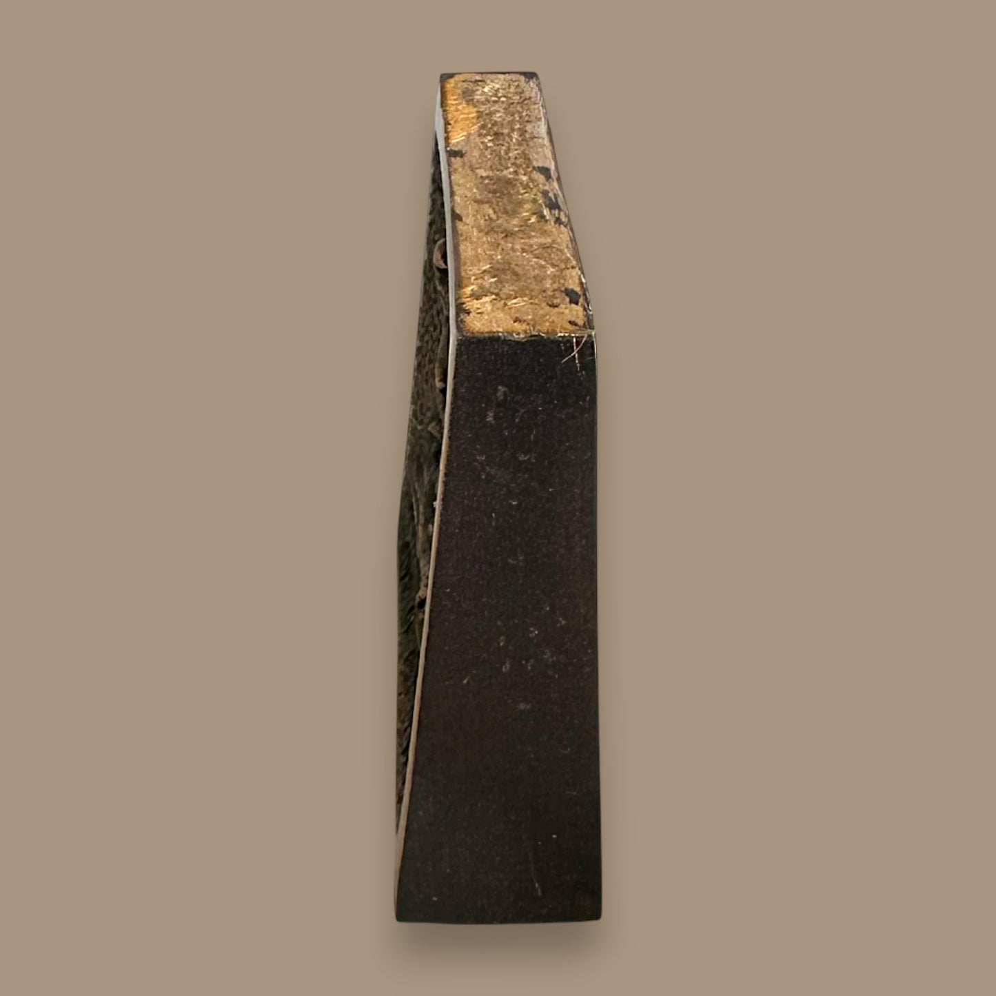 Vintage T-Rex Brass Relief Sculpture – Prehistoric Art in Solid Metal