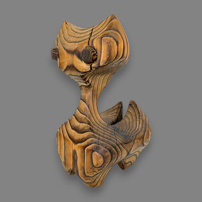 Vintage 1970’s Witco Cat – Abstract Mid-Century Cedar Sculpture
