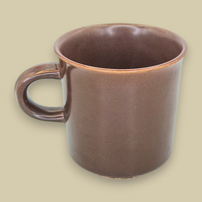 Saycrest Stoneware Cup & Saucer – Doral Brown (Made in Japan)
