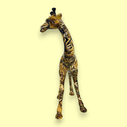 Vintage La Vie Wild Animal Print Giraffe Figurine Statue 🦒