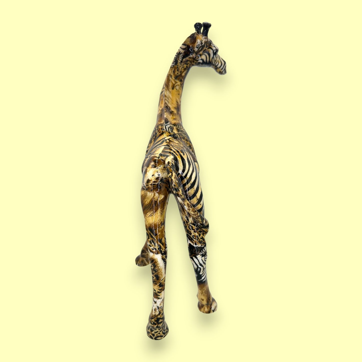Vintage La Vie Wild Animal Print Giraffe Figurine Statue 🦒