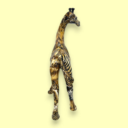 Vintage La Vie Wild Animal Print Giraffe Figurine Statue 🦒