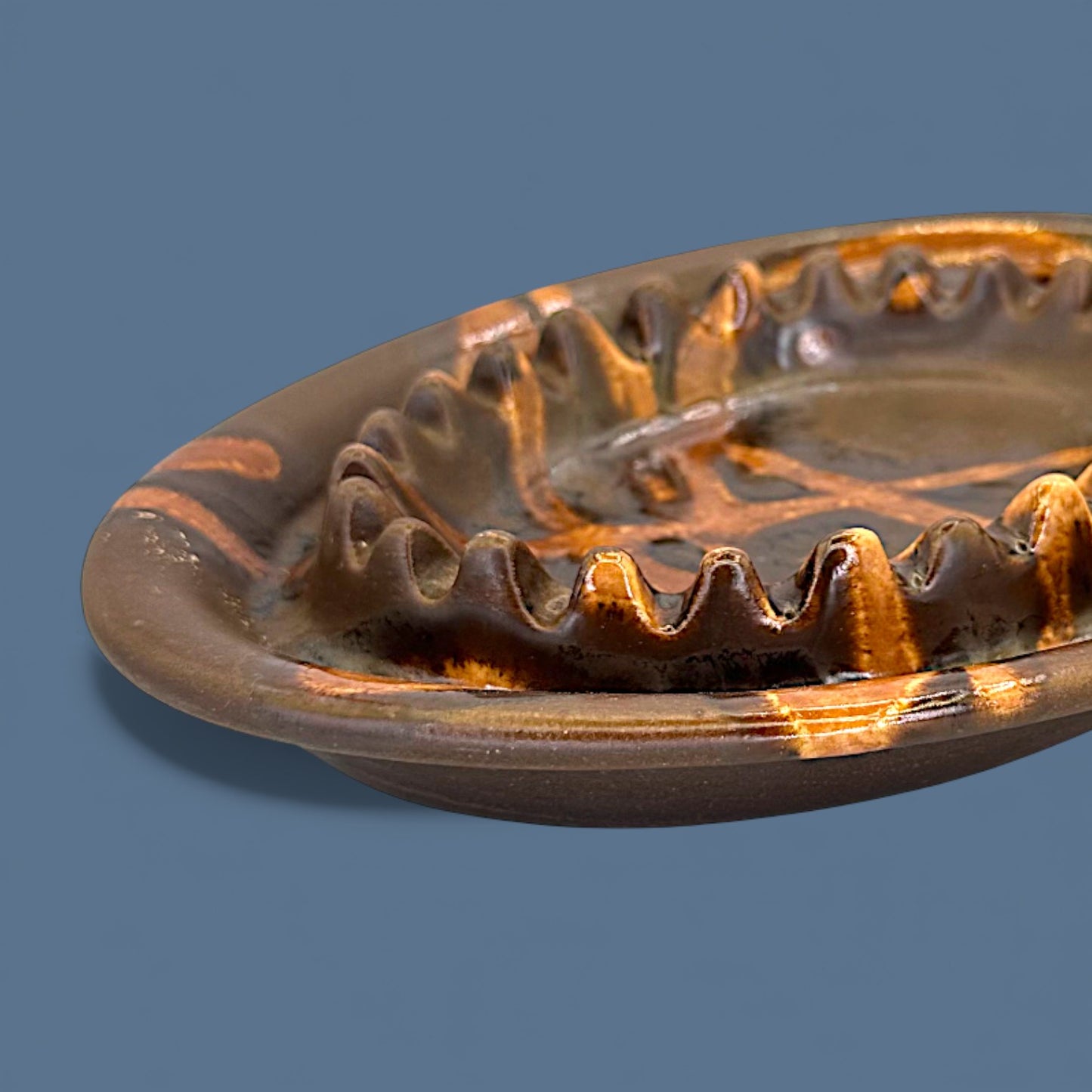 Drip Glaze Ashtray - MCM Ashtray - Mid Century Modern