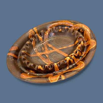 Drip Glaze Ashtray - MCM Ashtray - Mid Century Modern
