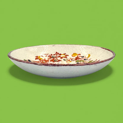 Antique Chinoiserie Hand Painted Chinese Saucer Plate 18th Century