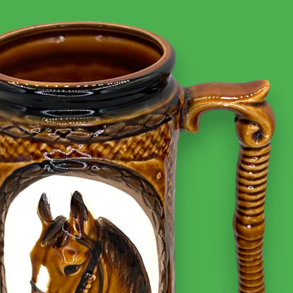 Vintage Equestrian Horse Mug Replacement Mug - Tankard