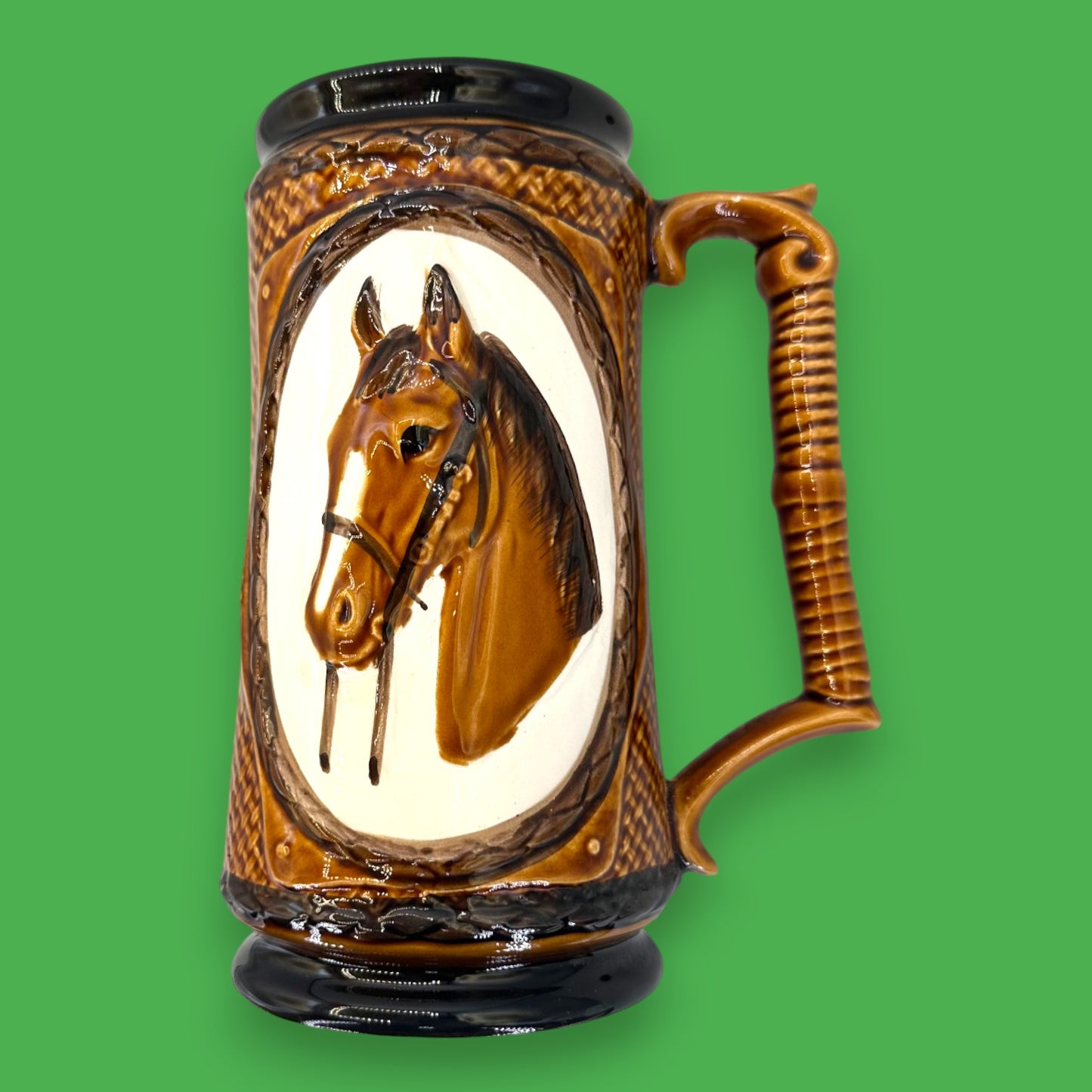Vintage Equestrian Horse Mug Replacement Mug - Tankard