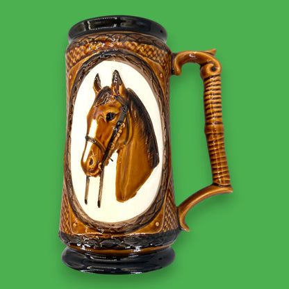 Vintage Equestrian Horse Mug Replacement Mug - Tankard