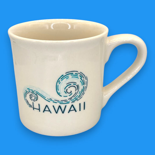 Starbucks 2013 Hawaii Ocean Blue Wave 14oz Ceramic Mug