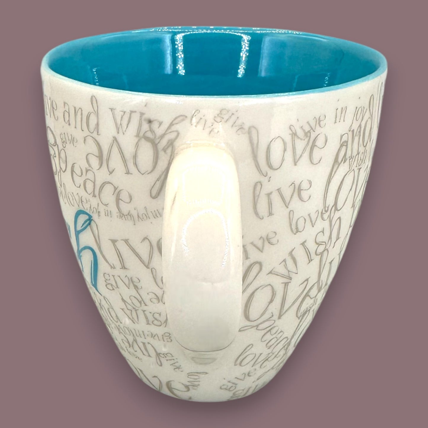 Starbucks Wish Mug Seasonal Edition – Embossed Typography Design Replacement Mug