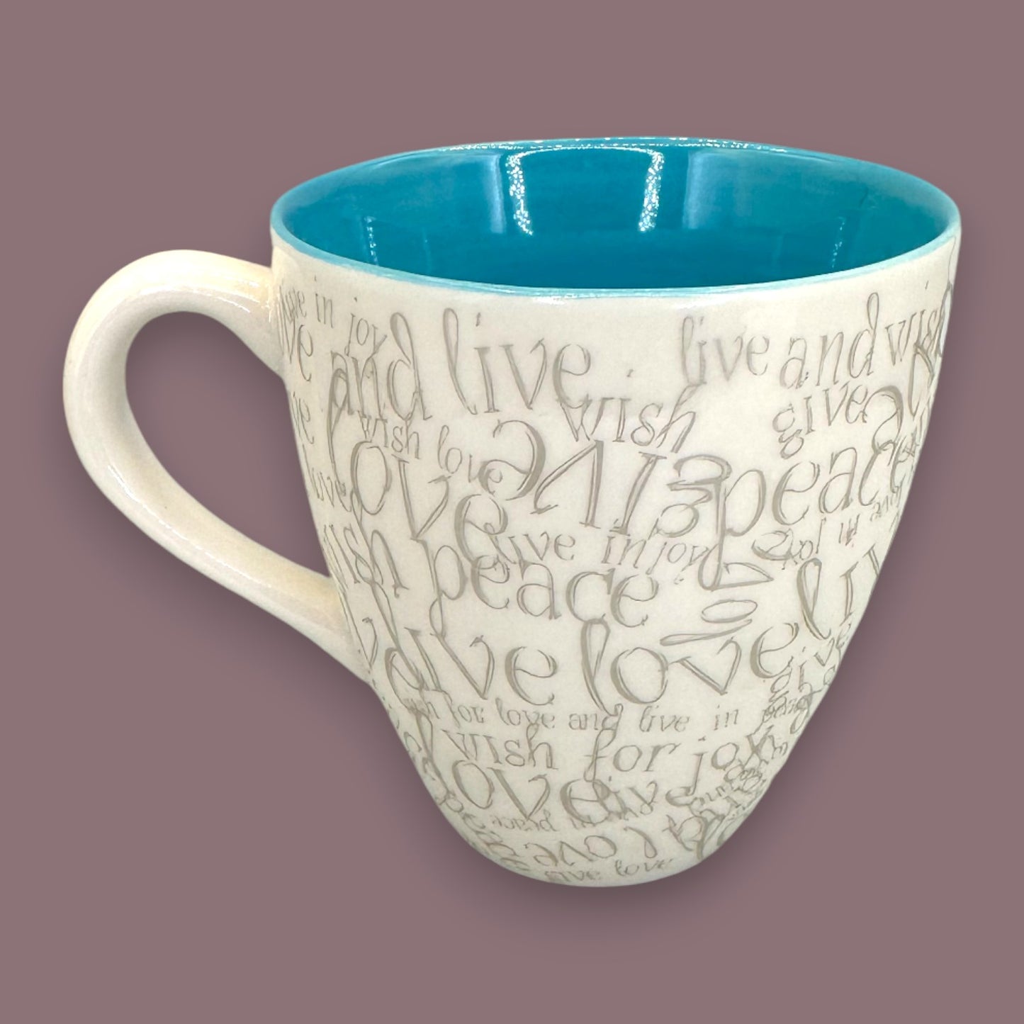 Starbucks Wish Mug Seasonal Edition – Embossed Typography Design Replacement Mug