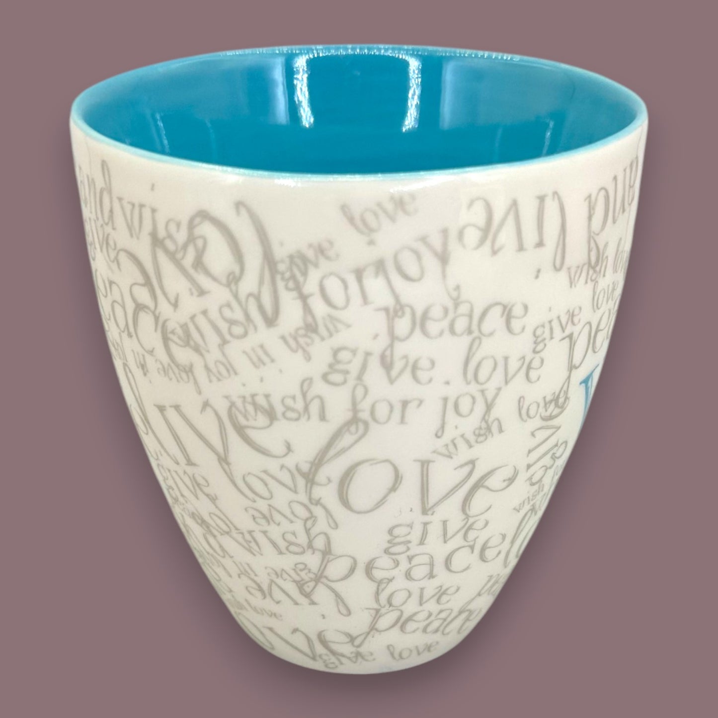 Starbucks Wish Mug Seasonal Edition – Embossed Typography Design Replacement Mug