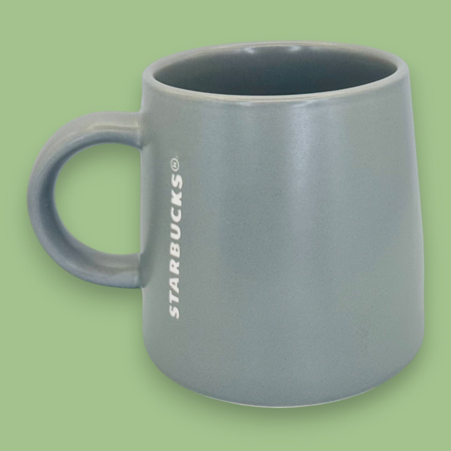 Starbucks Slate Gray 2013 Coffee Cup 16oz Modern Ceramic Replacement Mug Vintage