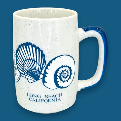Long Beach California Seashell Tall Ceramic Mug Replacement Mug