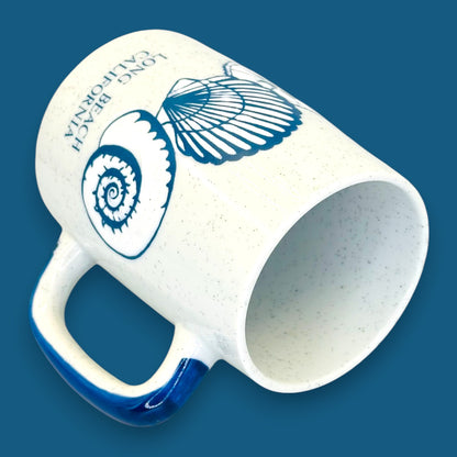 Long Beach California Seashell Tall Ceramic Mug Replacement Mug