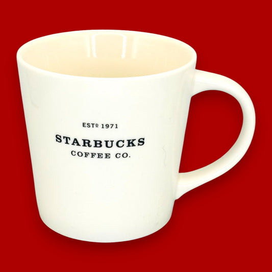 Starbucks 2010 New Bone China Classic White Mug Replacement Mug Vintage