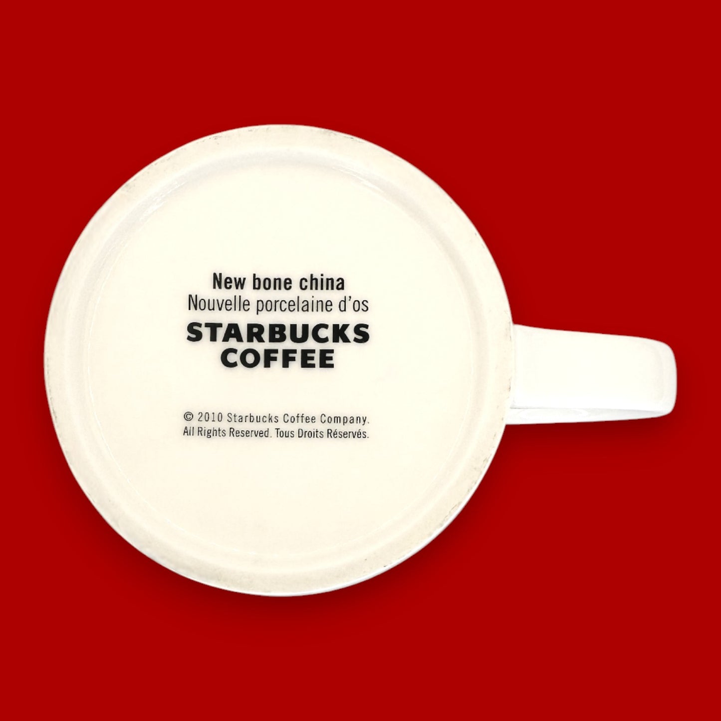 Starbucks 2010 New Bone China Classic White Mug Replacement Mug Vintage