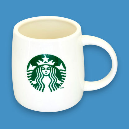 Starbucks Sloped Edge Ceramic Mug Replacement Mug with Green Siren Logo