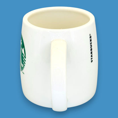 Starbucks Sloped Edge Ceramic Mug Replacement Mug with Green Siren Logo