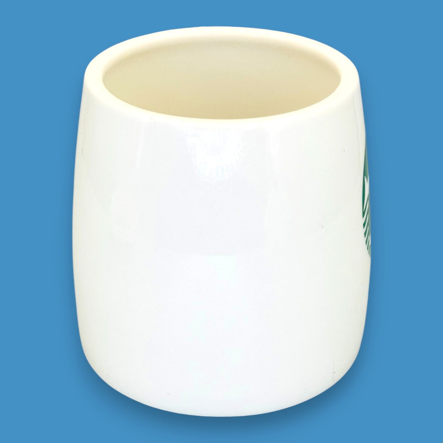Starbucks Sloped Edge Ceramic Mug Replacement Mug with Green Siren Logo