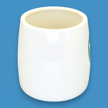 Starbucks Sloped Edge Ceramic Mug Replacement Mug with Green Siren Logo
