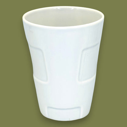 Starbucks 2008 New Bone China Squares White Cup Replacement Mug