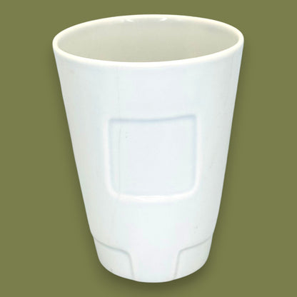 Starbucks 2008 New Bone China Squares White Cup Replacement Mug