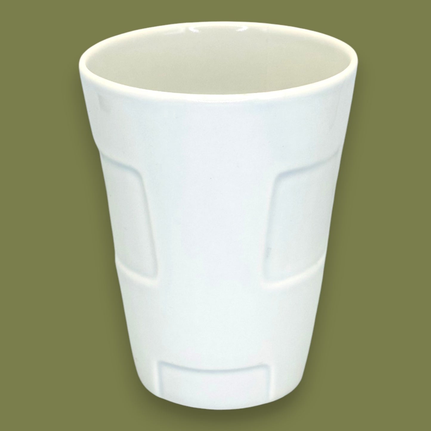 Starbucks 2008 New Bone China Squares White Cup Replacement Mug