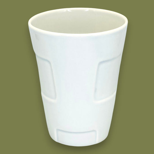 Starbucks 2008 New Bone China Squares White Cup Replacement Mug