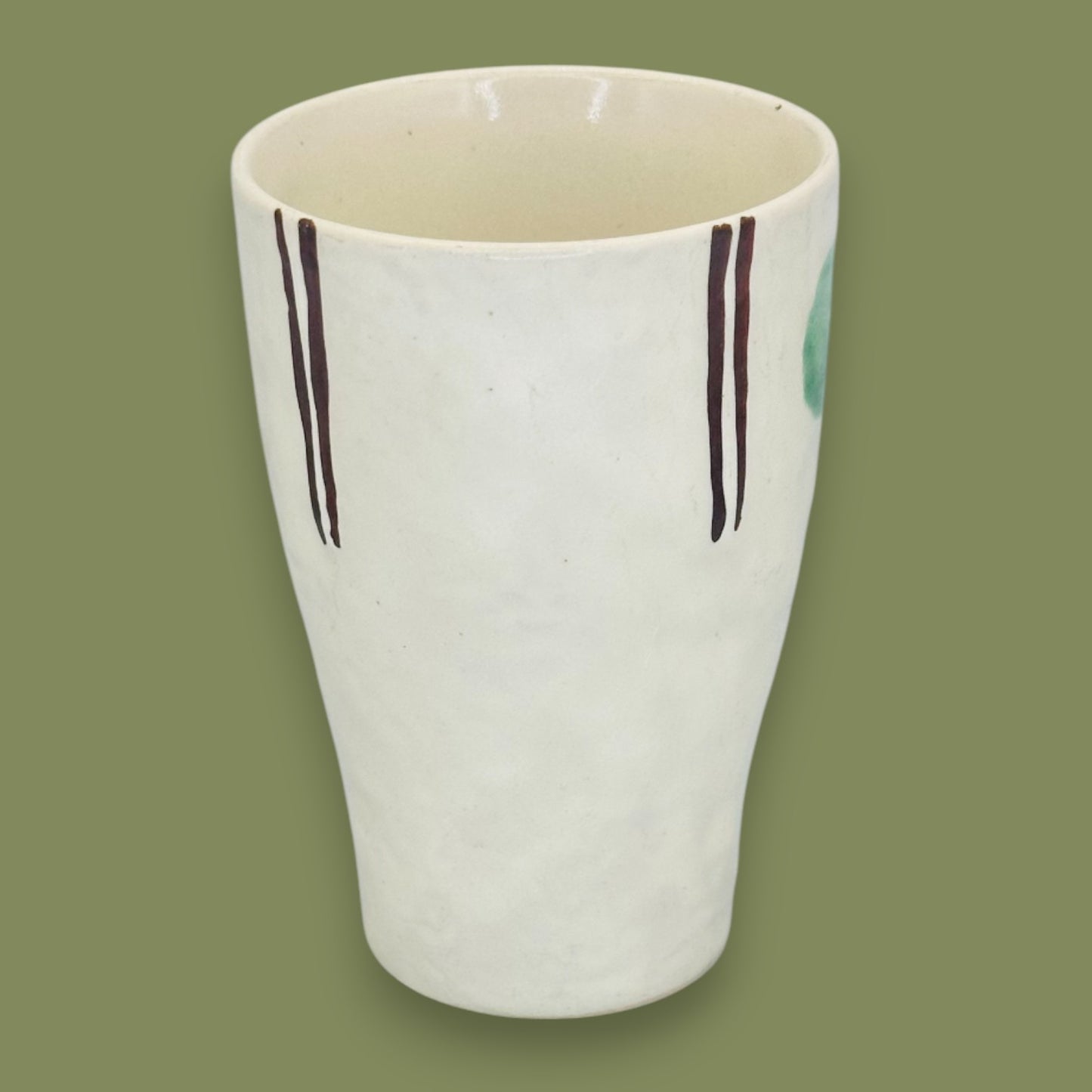 Handmade "Starbucks" Minimalist Ceramic Art Mug Tumbler Style Replacement Mug