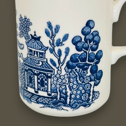 Churchill Blue Willow Vintage Ceramic Mug Replacement Mug