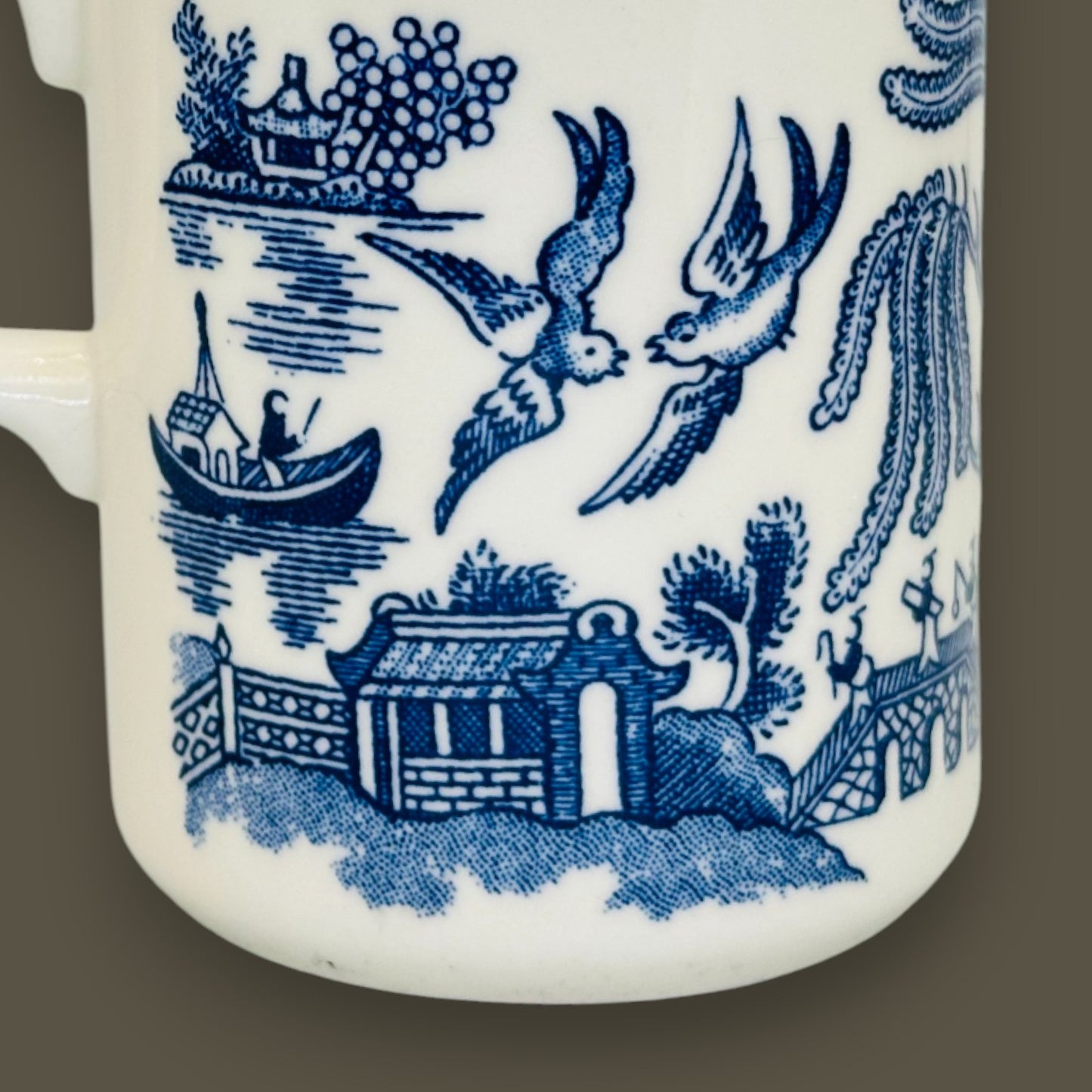 Churchill Blue Willow Vintage Ceramic Mug Replacement Mug