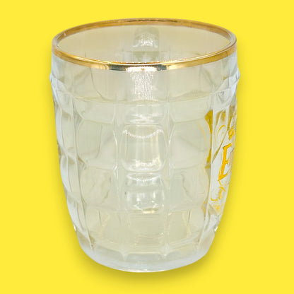 Queen Elizabeth II Coronation Glass Mug - Vintage Royal