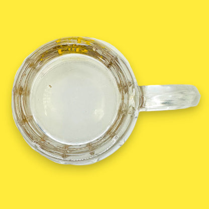 Queen Elizabeth II Coronation Glass Mug - Vintage Royal