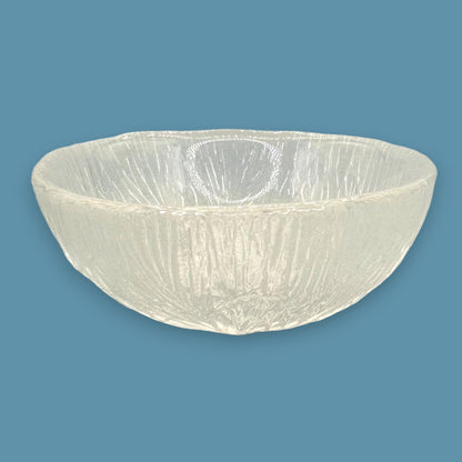 Hadeland Furu Pressed Glass Candle Holders Pair by Severin Brorby