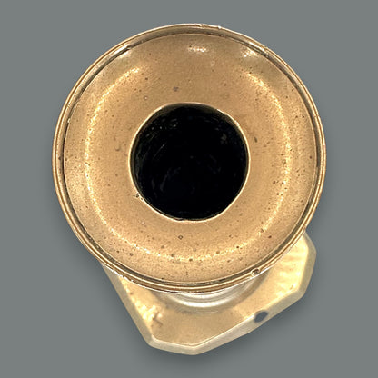 Vintage Solid Brass Beehive Candlestick Holder Made in England