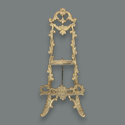 Vintage Brass Ornate Tabletop Picture Holder