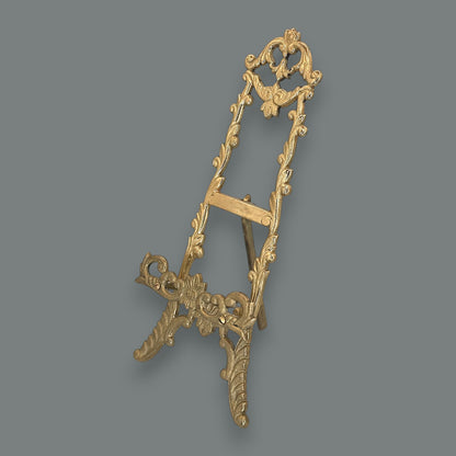 Vintage Brass Ornate Tabletop Picture Holder
