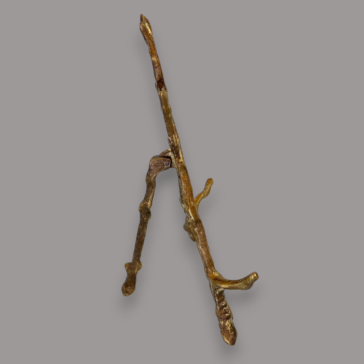 Vintage Brass Branch Tabletop Picture Holder