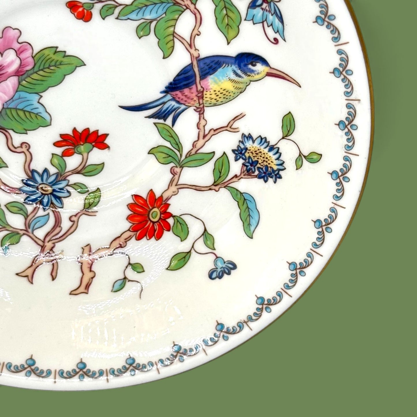 Aynsley Pembroke Teacup and Saucer, Vintage Bone China, England 🐦