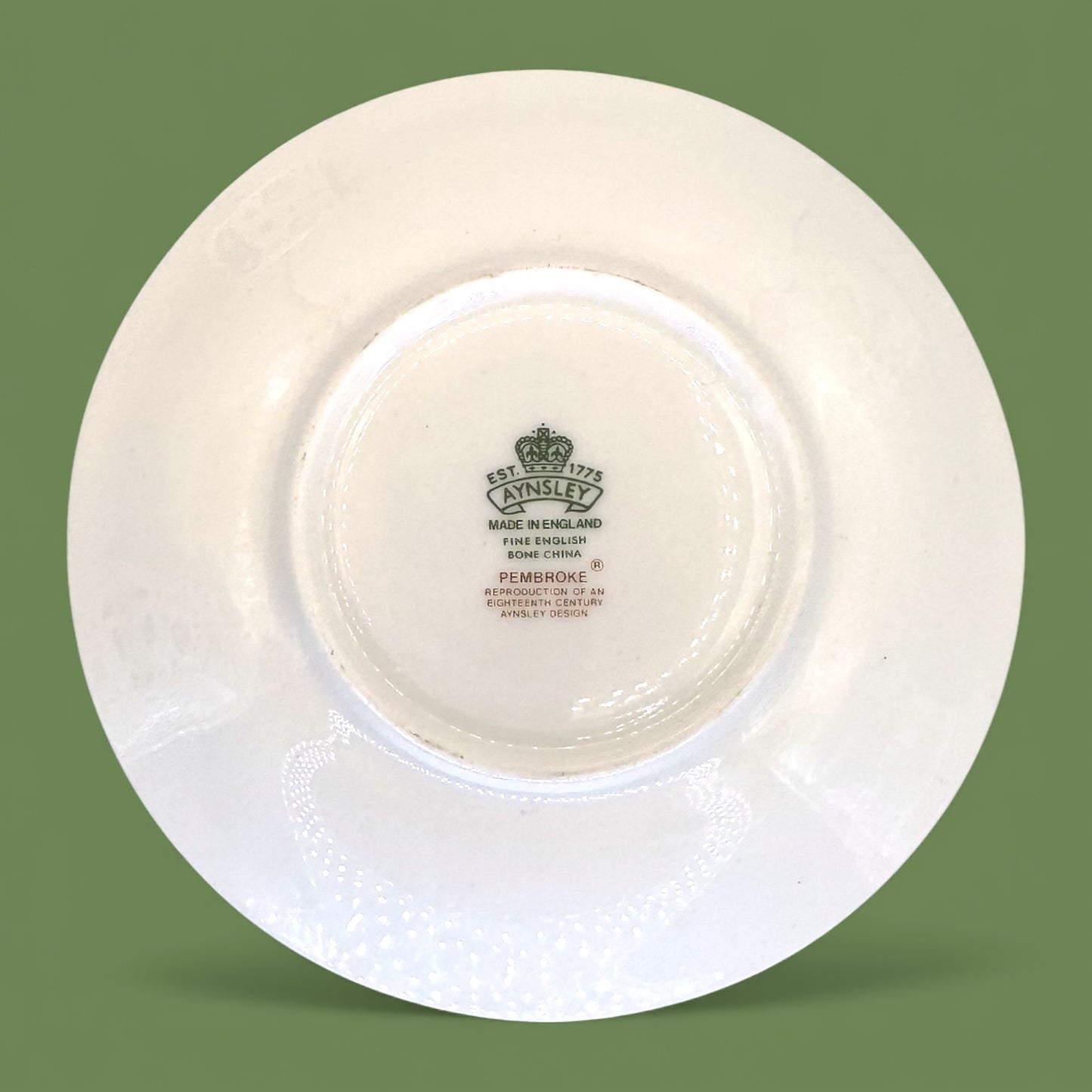 Aynsley Pembroke Teacup and Saucer, Vintage Bone China, England 🐦