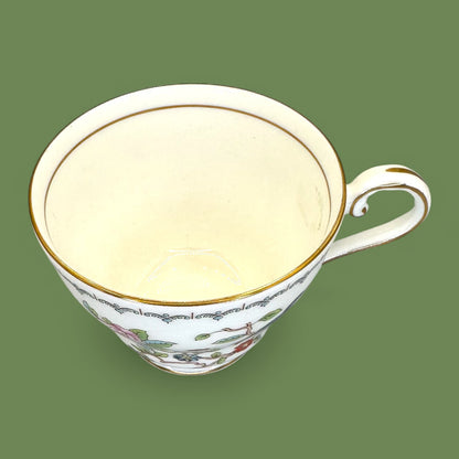 Aynsley Pembroke Teacup and Saucer, Vintage Bone China, England 🐦