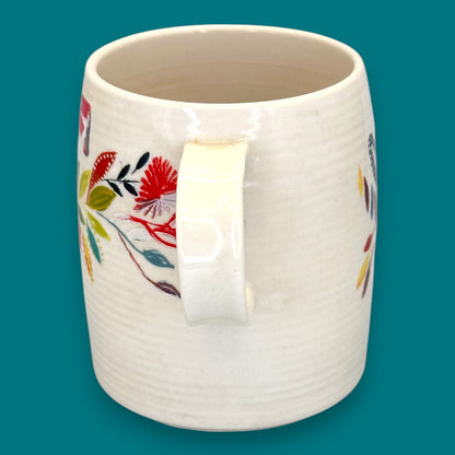 Anthropologie Floral Monogram Mug with Initial T by Starla M.