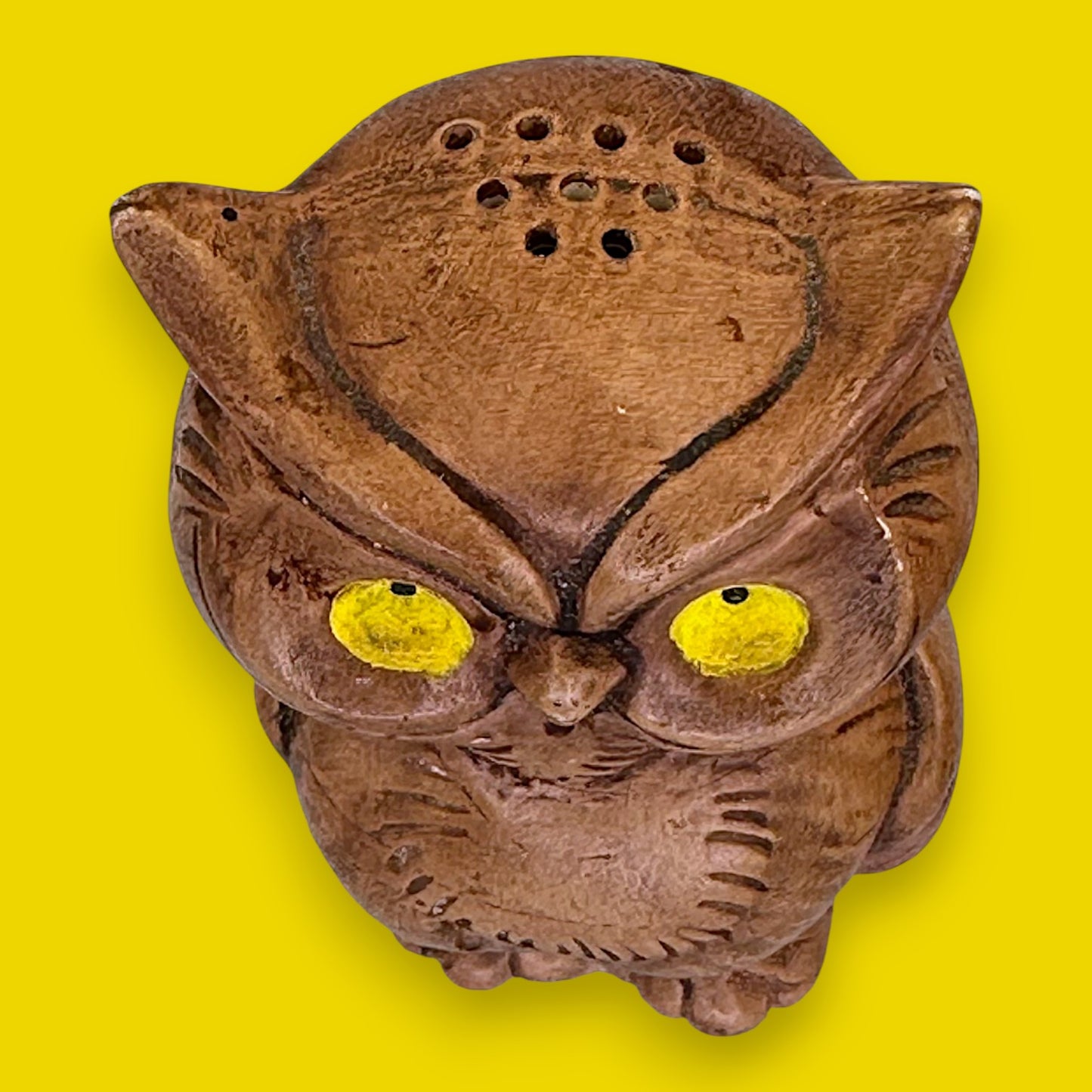 Watson's Groovy Owl Salt and Pepper Shakers, Vintage 1970s Ceramic 🦉