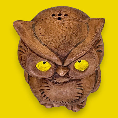 Watson's Groovy Owl Salt and Pepper Shakers, Vintage 1970s Ceramic 🦉